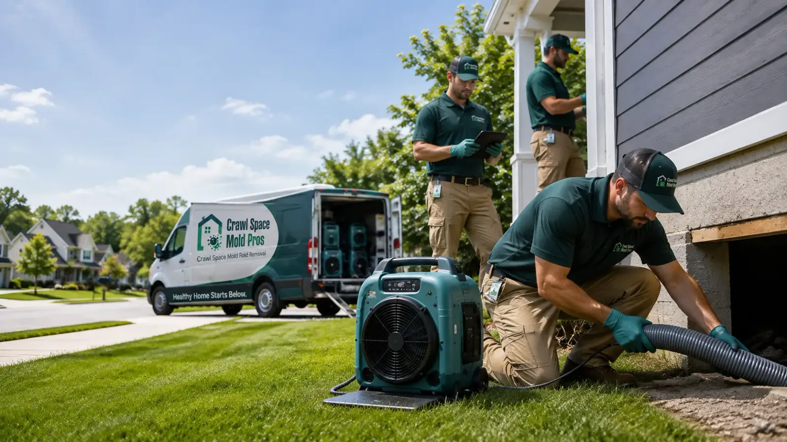 Crawl Space Mold Removal in Tendoy, ID